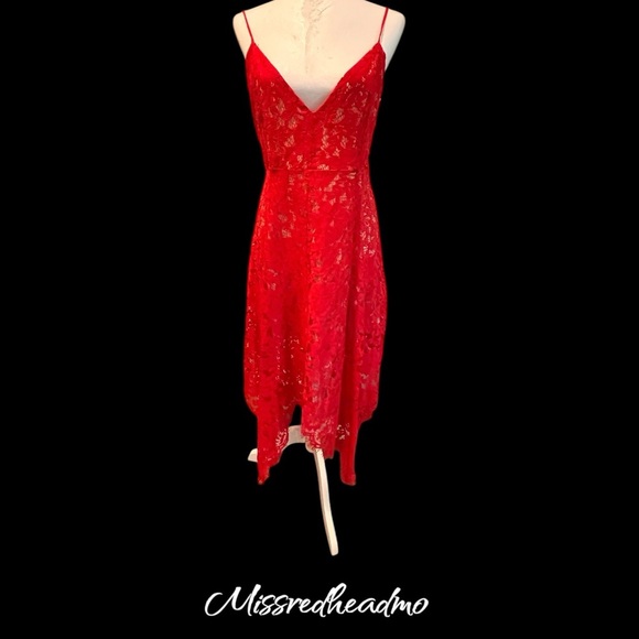 Lulus Dresses & Skirts - ~Lulus~ Elegant Red Lace Dress